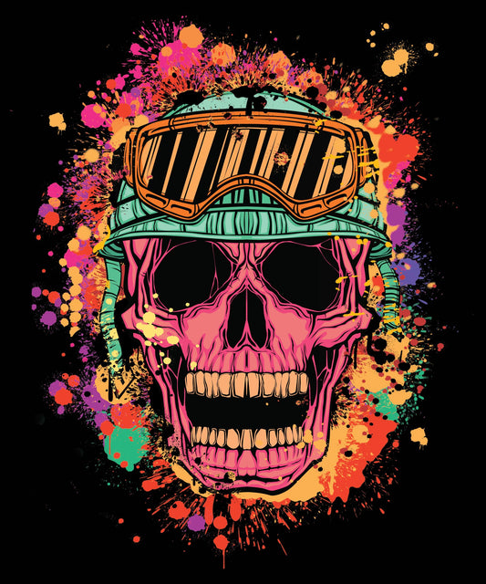 Graffiti Skull "Kickin up Dirt"