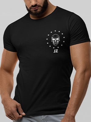 The Caliber of the Man Skull T-shirt - Black T-shirt