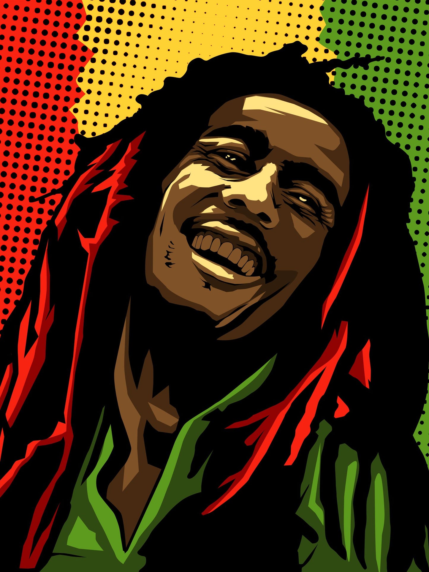 Bob Marley digital art