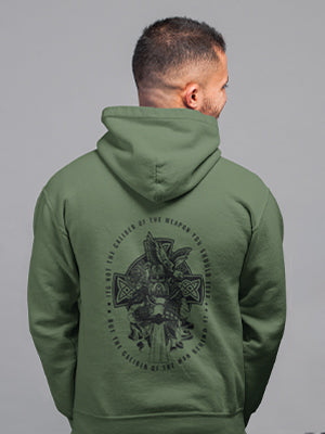 The Caliber of the Man Viking Midweight Sweatshirt - Military Green Sweatshirt